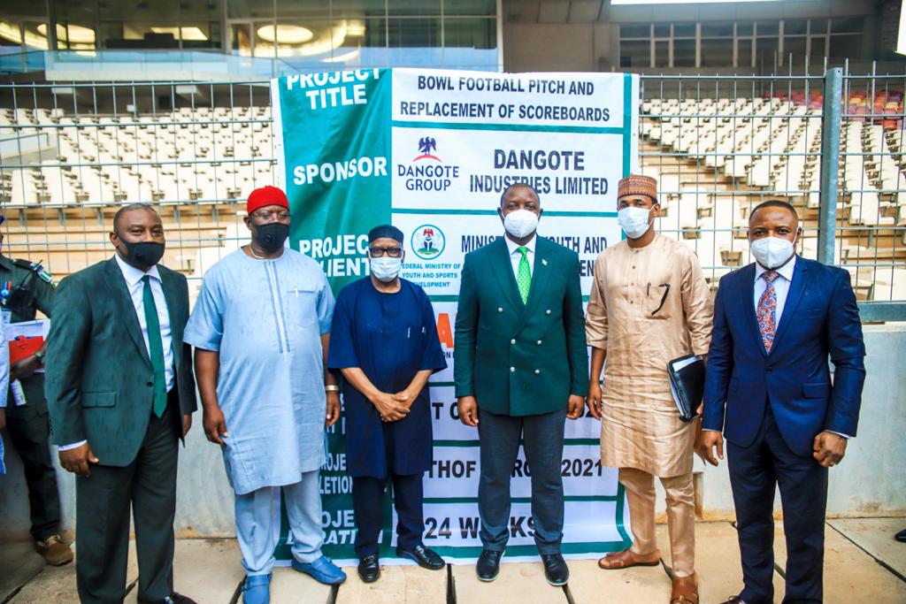 SPORTS FACILITIES: Dangote group begins renovation of Moshood Abiola Stadium