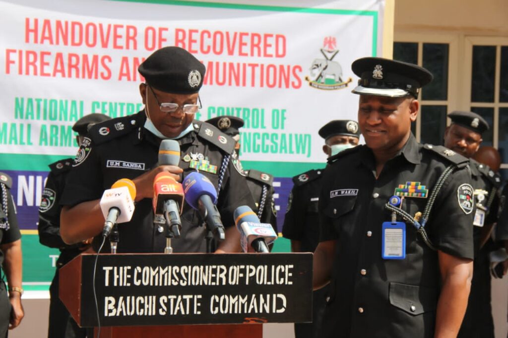 Bauchi CP. warns quasi security outfits and Individuals to voluntarily submit firearms in their possession or risk arrest and prosecution