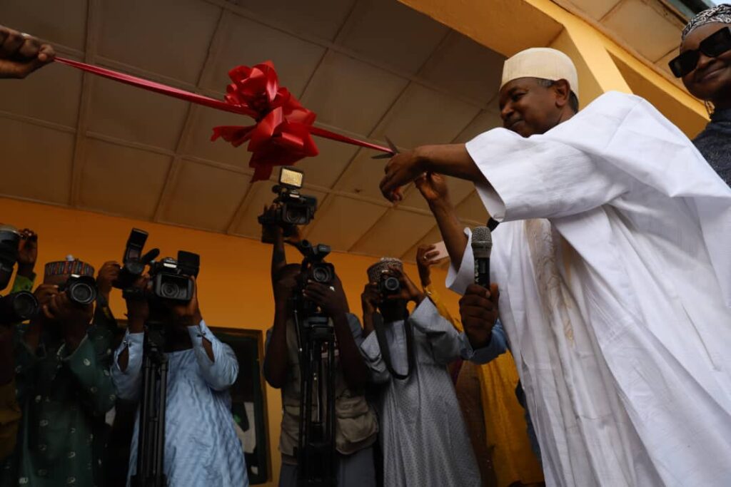 Bagudu commissions recreational center, advocates collective efforts to curb drug abuse